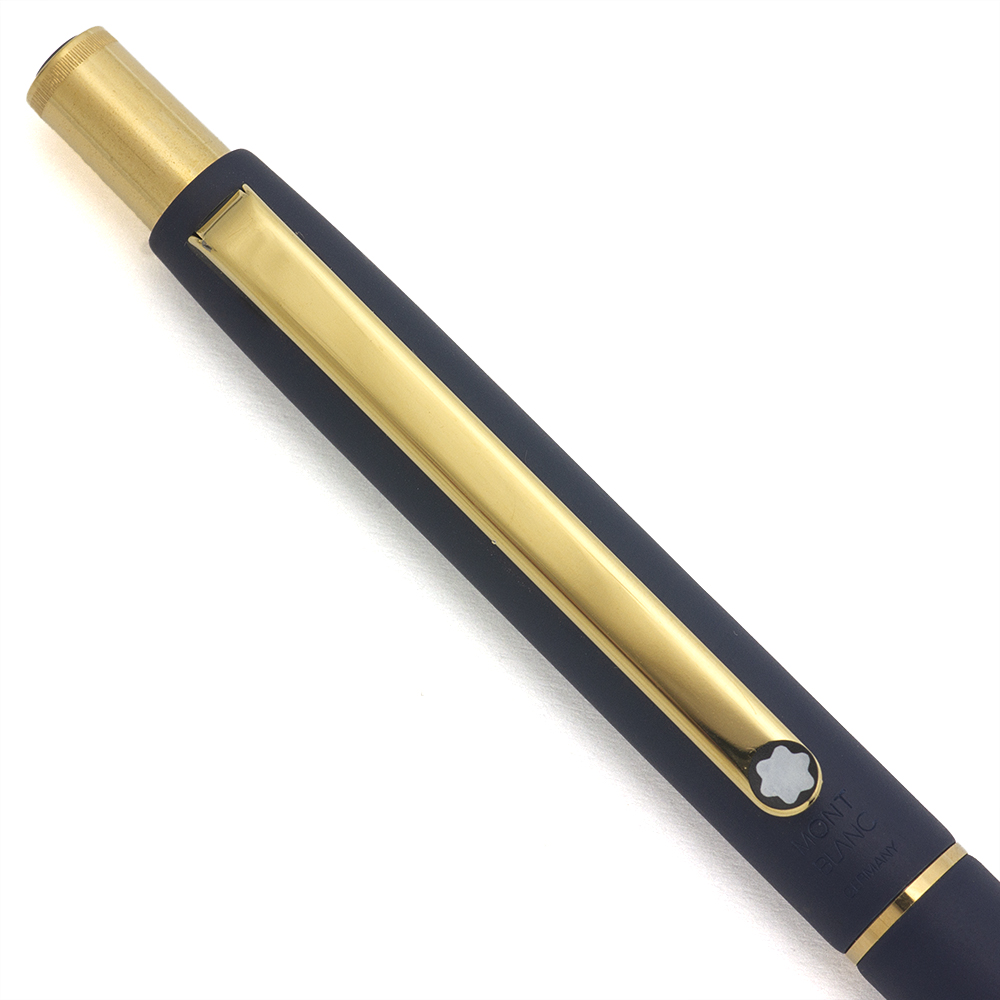 Montblanc Slimline Mechanical Pencil (post-1992) - Matte Blue with